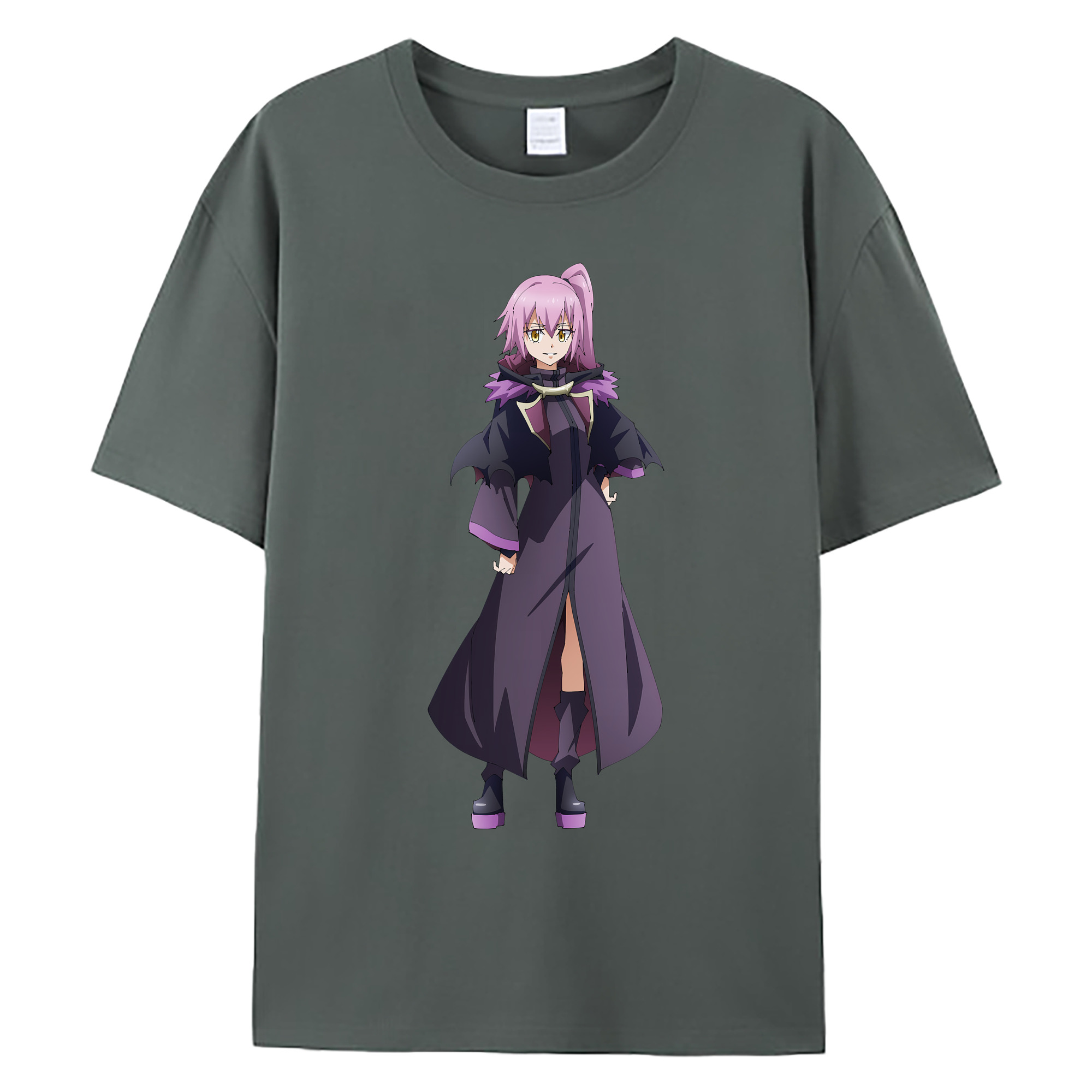 （画像用） 転スラ Regarding Reincarnated to Slime 綿100％ メンズ半袖Tシャツ｜肌触りやわらか＆通気性